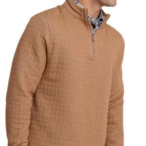 Men’s size XXL Southern Tide Hazelnut/Khaki Fairwood reversible quilted sweater